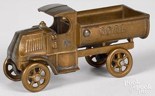 Hubley cast brass Coal truck pattern