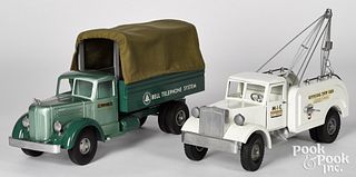 Two Smith Miller diecast trucks