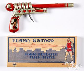 Marx tin Flash Gordon Radio Repeater Click Pistol