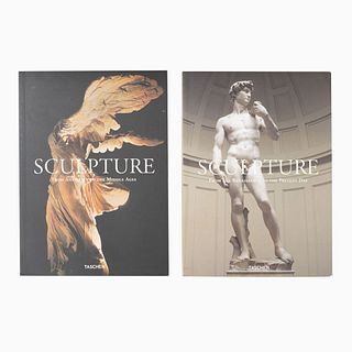 Duby, Georges. Sculpture from Antiquity to the Middle Ages / Sculpture from the Renaissance to the Present Day. Lond...