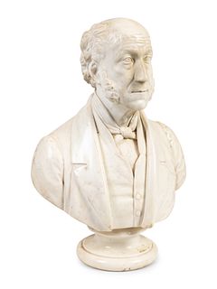 John Denton Crittendon
(English, 1834-1877)
Bust of Mr. George Soanes