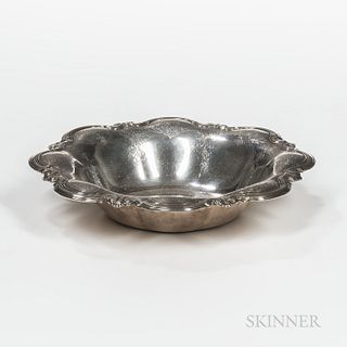 Tiffany & Co. Sterling Silver Bowl, New York, 1907-38, monogrammed, dia. 11 3/4 in., approx. 18.9 troy oz.