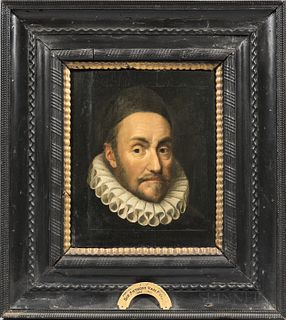 After Michiel Janszoon van Mierevelt (Dutch, 1567-1641), Copy (partial) after a Portrait of William I, Prince of Orange, Unsigned, attr