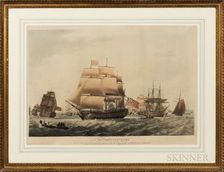After Robert Dodd (British, 1748-1816), His Majesty's Ship Victory Under Sail from Portsmouth to the Downs with the Corpse of the Immor