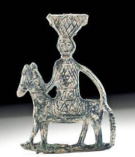 Eastern Roman Lead Votive Applique - Horse and Rider