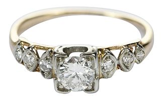 Gold Diamond Ring 