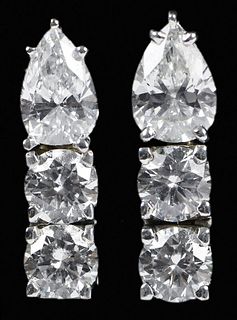 14kt. Diamond Earrings 