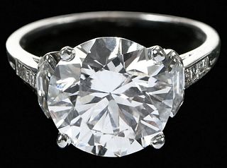 Tiffany & Co. 4.71ct. Diamond Ring