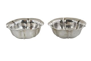 Pair of Italian Silver Bowls