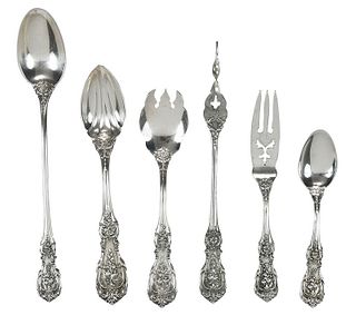 Reed & Barton Francis I Sterling Flatware, 50 Pieces