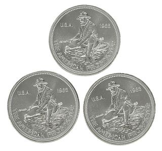 250 One Ounce Silver Rounds 