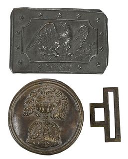 Two Early American Buckles 