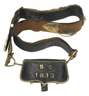 Staff Officer Baldric and Cartridge Case 