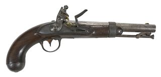 Johnson US Model 1836 Flintlock Pistol