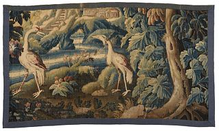 Verdure Tapestry Panel Fragment