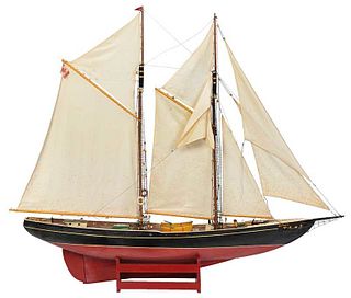 Vintage Model of Yacht "Bluenose"