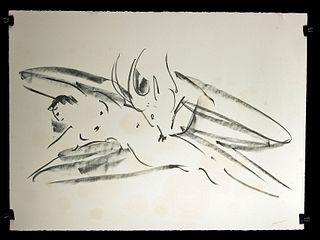 R. Nakian Lithograph, Leda and the Swan, 1980s - Proof
