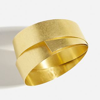 Ulla & Martin Kaufmann, 'Thin Mirror' gold bracelet