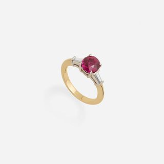 Tiffany & Co., Diamond and ruby ring
