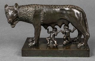 Grand Tour "Capitoline Wolf" Bronze Sculpture