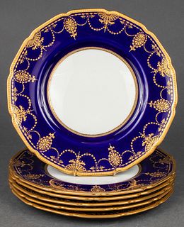 Tiffany & Co. Royal Doulton Dinner Plates, 6