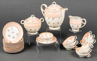 Limoges France Porcelain Tea Service, 26