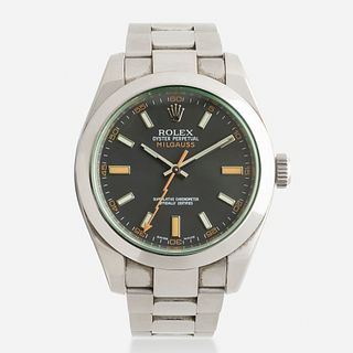 Rolex, 'Milgauss Contemporary' wristwatch, Ref. 116400GV
