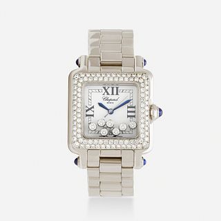 Chopard, 'Happy Sport' diamond and stainless wristwatch, Ref. 27/8358-23