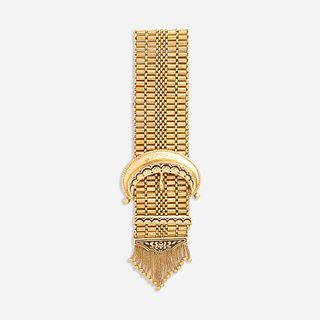 Gold slide bracelet
