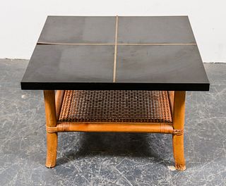 Mid-Century Modern Laminate Top Low Table