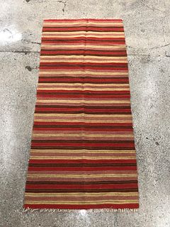 Striped Flatweave Rug, 5' x 2' 3"