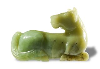 Large Celadon Jade Horse