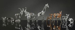 Swarovski, 8 Boxed Crystal Animals