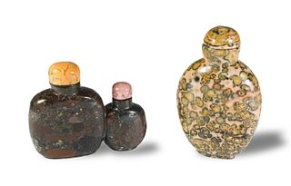Group of 2 Chinese Snuff Bottles
