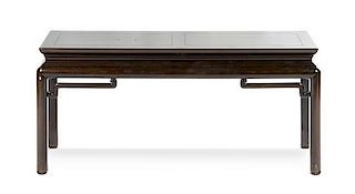 * A Chinese Jichimu Altar Table Height 24 x width 54 x 16 inches.