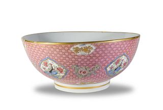 Chinese Export Style Famille Rose Bowl, 18th Century