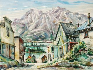 WALTER STEINHILBER (1897-1983) WATERCOLOR ON PAPER