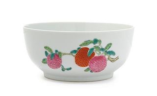 A Famille Rose Porcelain Bowl Diameter 6 inches.