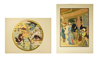 Color Lithographs, Maison Orientale and French Opera