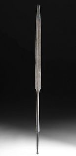 Large Luristan Copper Spear Point