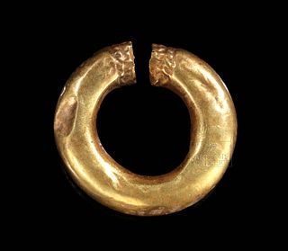 3rd C. Sassanian / Sasanid Gold Hoop Earring