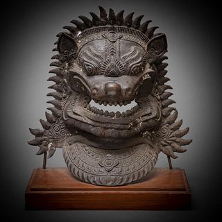 Antique Asian Bronze Demon