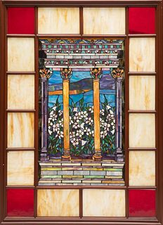 Large 20th Century Stained Glass Window