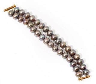 Double Freshwater Pearl bracelet