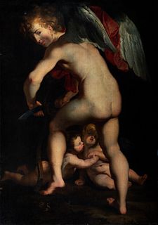 Da Parmigianino,secolo XVIII - Cupid