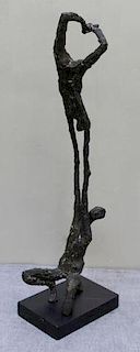 Koch, Gerard. Bronze Sculpture of Acrobats.