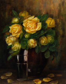 Terzaghi (Scuola italiana prima metà del XX secolo) - The yellow roses