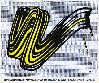Roy Lichtenstein Exhibition Poster Leo Castelli 1965