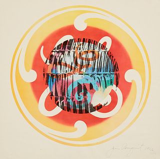 James Rosenquist "Circles of Confusion and Lite Bulb" Lithograph 1966