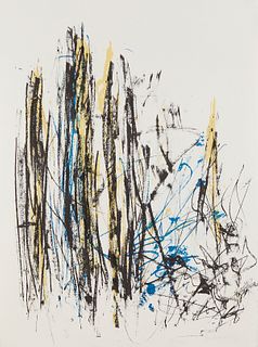 Joan Mitchell "Trees II" Color Lithograph